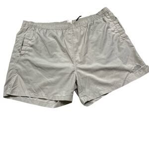 The North Face Stone Beige Athletic Shorts 100% Polyester Womens Large